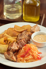 Image showing Grilled pork