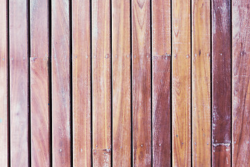 Image showing wooden wall