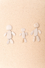 Image showing pebble family