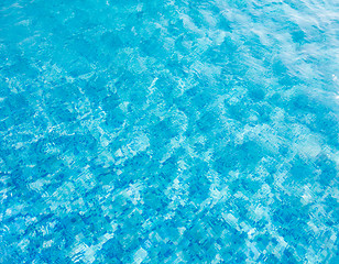 Image showing pool water