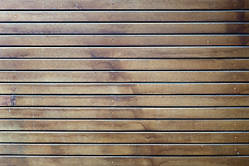 Image showing wooden wall