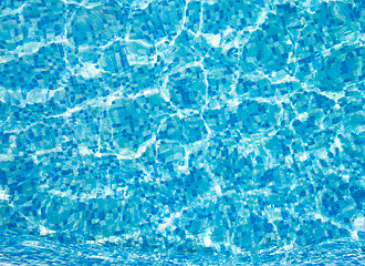 Image showing pool water