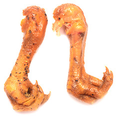 Image showing grilled legs