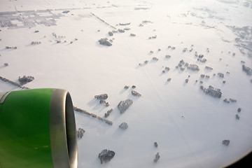 Image showing airplane window