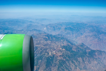 Image showing airplane window