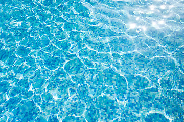 Image showing pool water