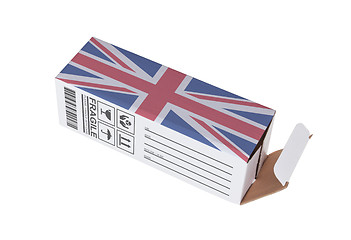 Image showing Concept of export - Product of the United Kingdom