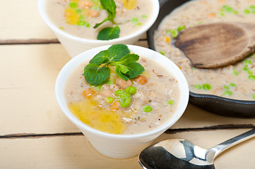 Image showing Hearty Middle Eastern Chickpea and Barley Soup