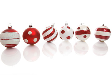 Image showing Christmas bauble decorations