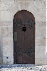 Image showing Medieval door.