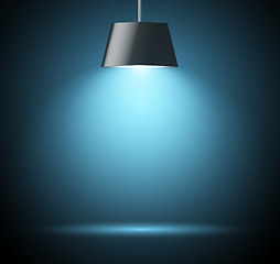 Image showing Abstract background with spot light