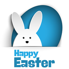 Image showing Happy Easter Rabbit Bunny on White Background