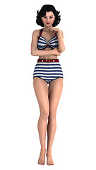 Image showing Pinup Girl