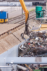 Image showing Barge being loaded or offloaded