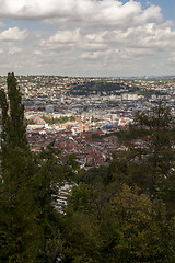 Image showing Scenic rooftop view of Stuttgart, Germany