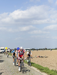 Image showing The Peloton- Paris Roubaix 2014