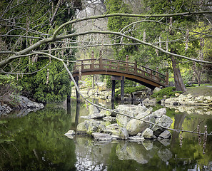 Image showing Bridge in the park