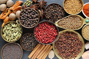 Image showing Spices and herbs.