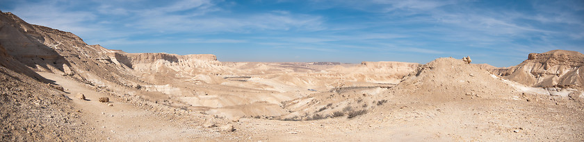 Image showing Negev Desert panoramic view