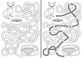 Image showing Dog maze