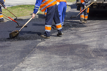 Image showing Asphalting and Repair of roads