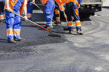 Image showing Asphalting and Repair of roads