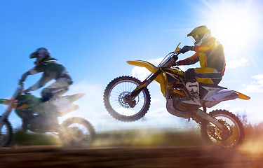 Image showing motocross rider