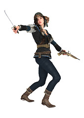 Image showing Female Pirate