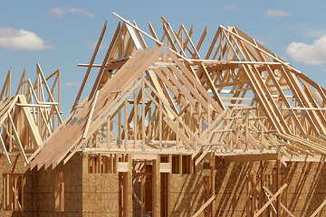 Image showing construction - roofing