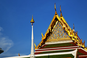 Image showing bangkok in the temple  thailand tower  colors religion