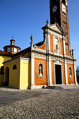 Image showing in  the mozzate  old   church    italy  lombardy    