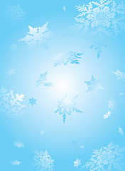 Image showing snowflake subtle