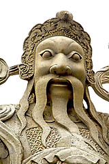Image showing beard  in the temple bangkok  face palaces   