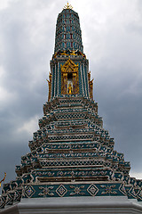Image showing  thailand  bangkok in  rain   temple abstract cross 