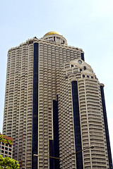 Image showing  bangkok terrace  thailand  in office district palaces     plant