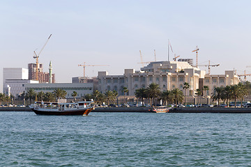 Image showing Doha Palace from the sea