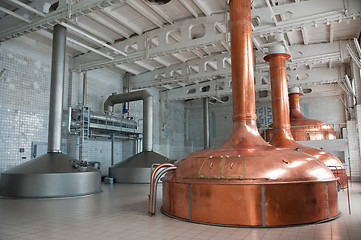 Image showing Brewing production 
