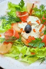 Image showing salmon salad 