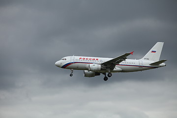 Image showing airliner flight in the sky