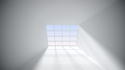 Image showing Abstract white room