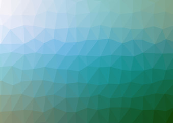 Image showing multicolor abstract geometric rumpled triangular low poly style illustration