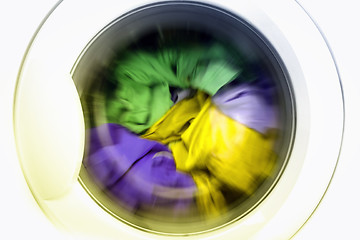 Image showing Clothes in laundry