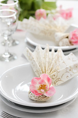 Image showing Fine table setting