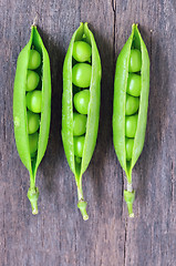 Image showing Green peas 