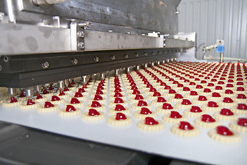 Image showing Production cookie in factory