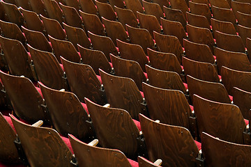 Image showing chairs in theater