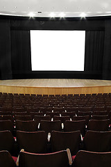 Image showing empty cinema screen