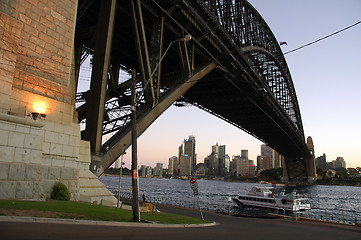 Image showing harbour bridge