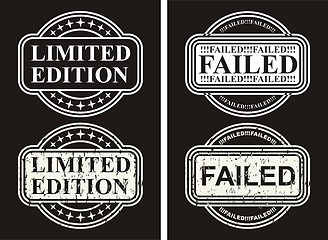 Image showing Business Set Stamps Limited Edition and Failed