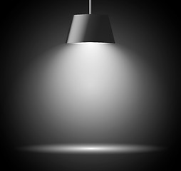 Image showing Abstract background with spot light